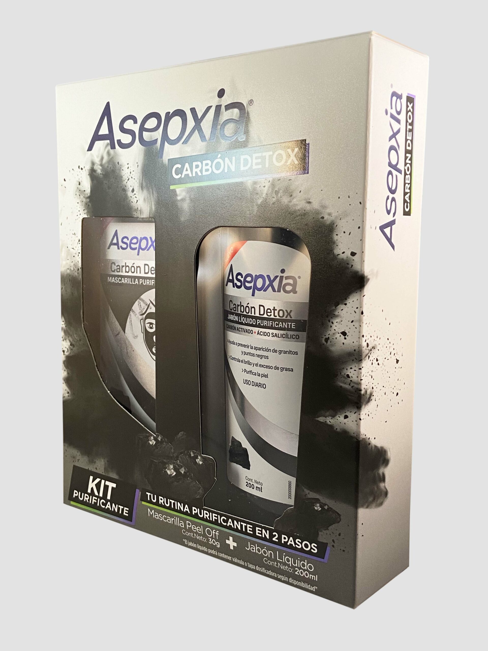 Asepxia Carbon Detox Packaging
