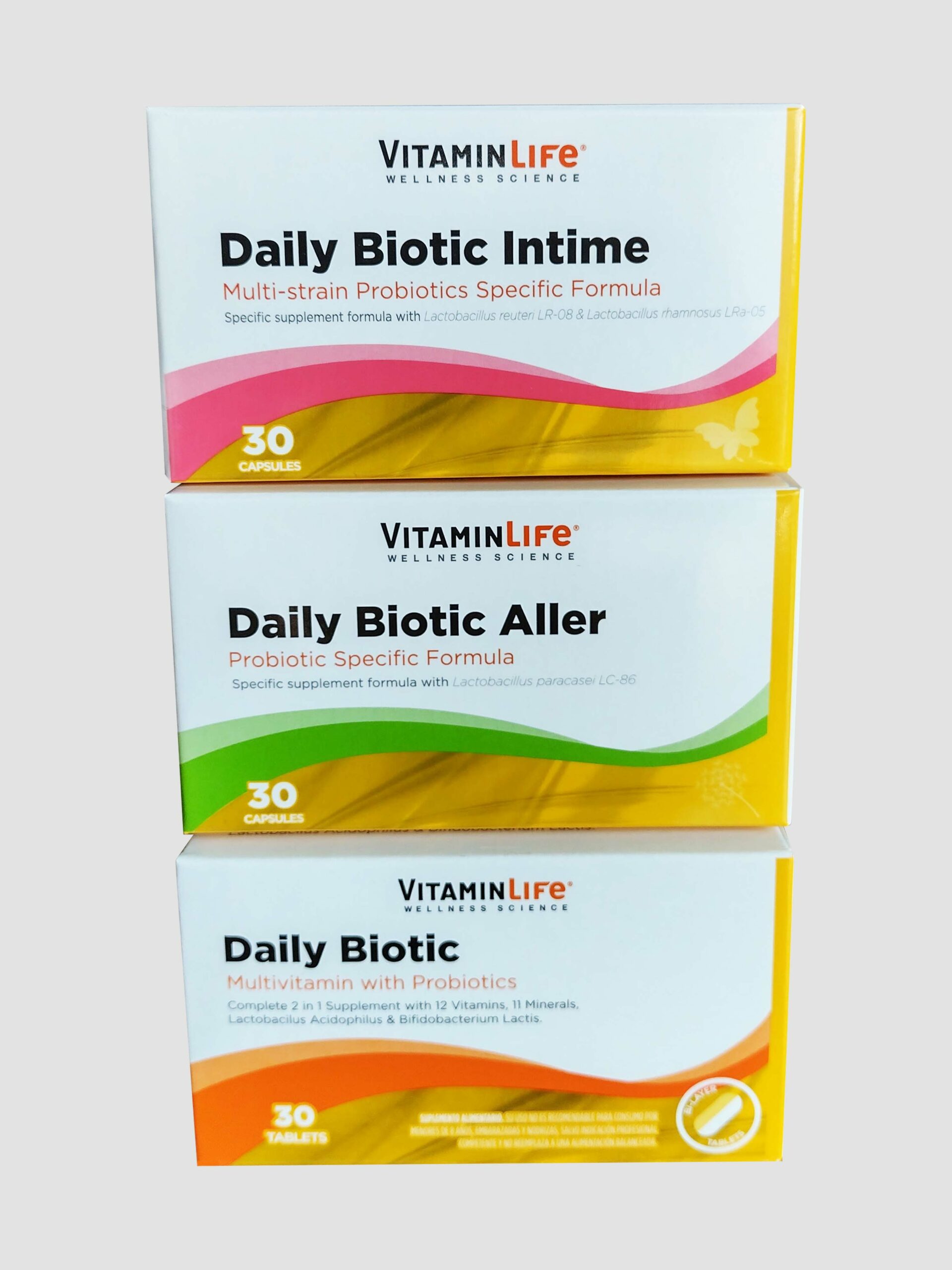 Daily Biotic Supplement Packaging