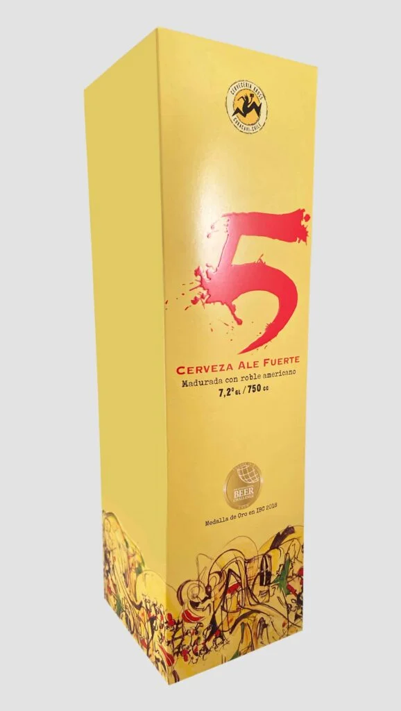 Ale Fuerte Beer Label